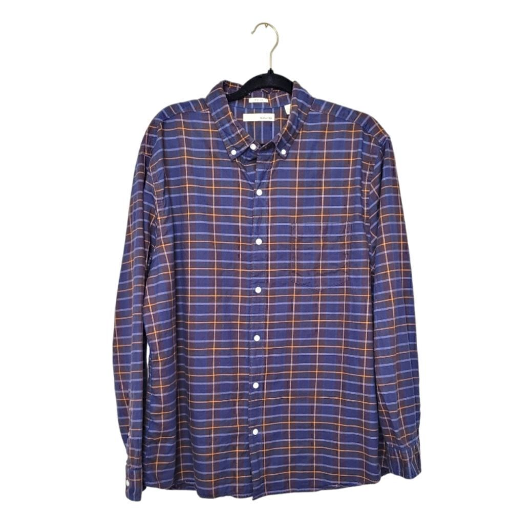 Hawker Rye Purple Plaid Button Down Shirt
